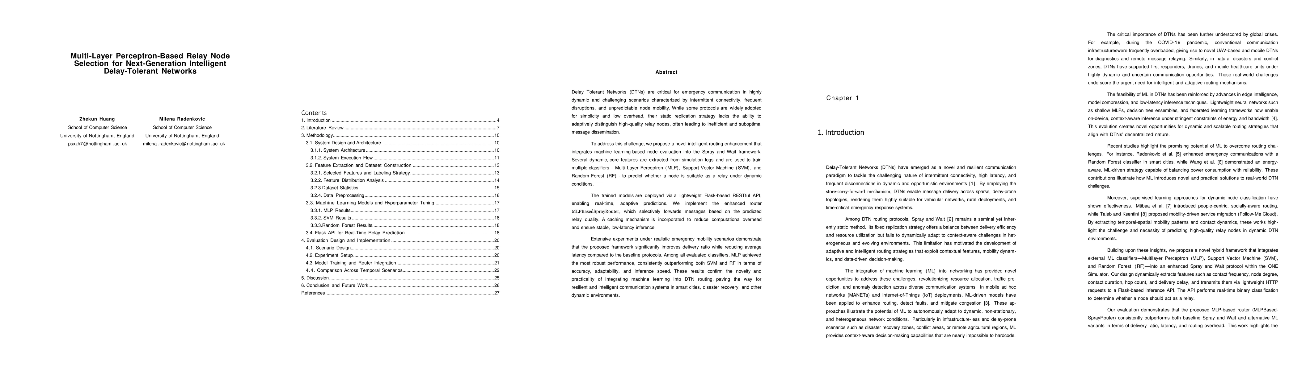 Thumbnail for Multi-Layer Perceptron-Based Relay Node Selection for Next-Generation
  Intelligent Delay-Tolerant Networks