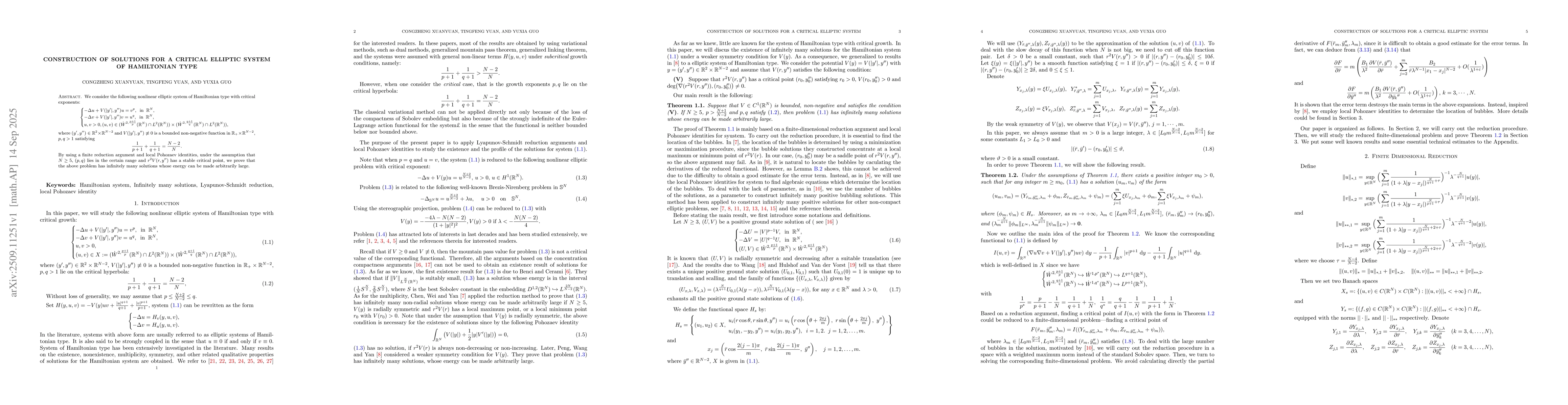 Thumbnail for Construction of solutions for a critical elliptic system of Hamiltonian
  type