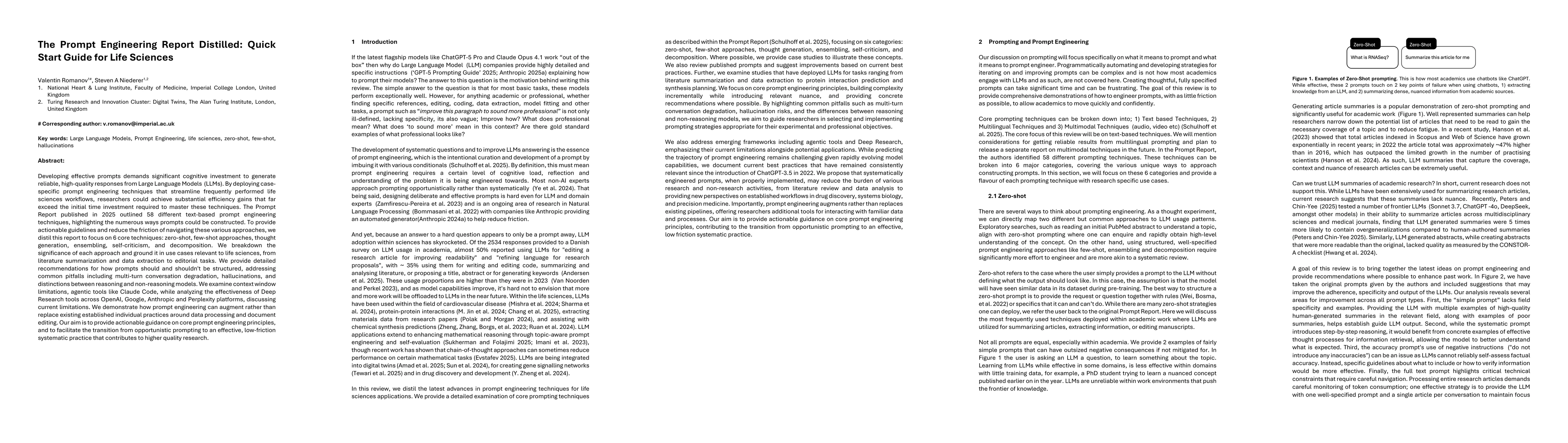 Thumbnail for The Prompt Engineering Report Distilled: Quick Start Guide for Life
  Sciences