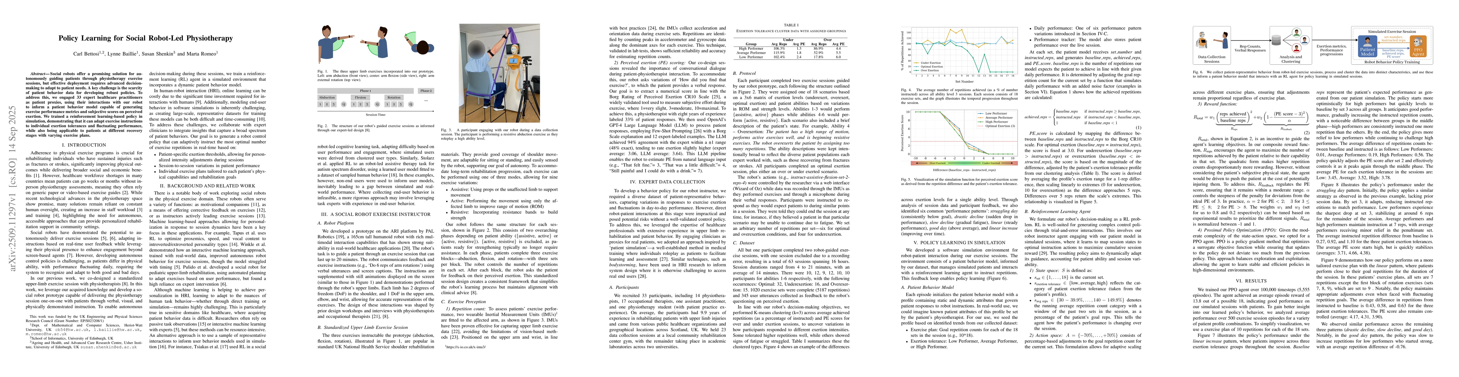 Thumbnail for Policy Learning for Social Robot-Led Physiotherapy