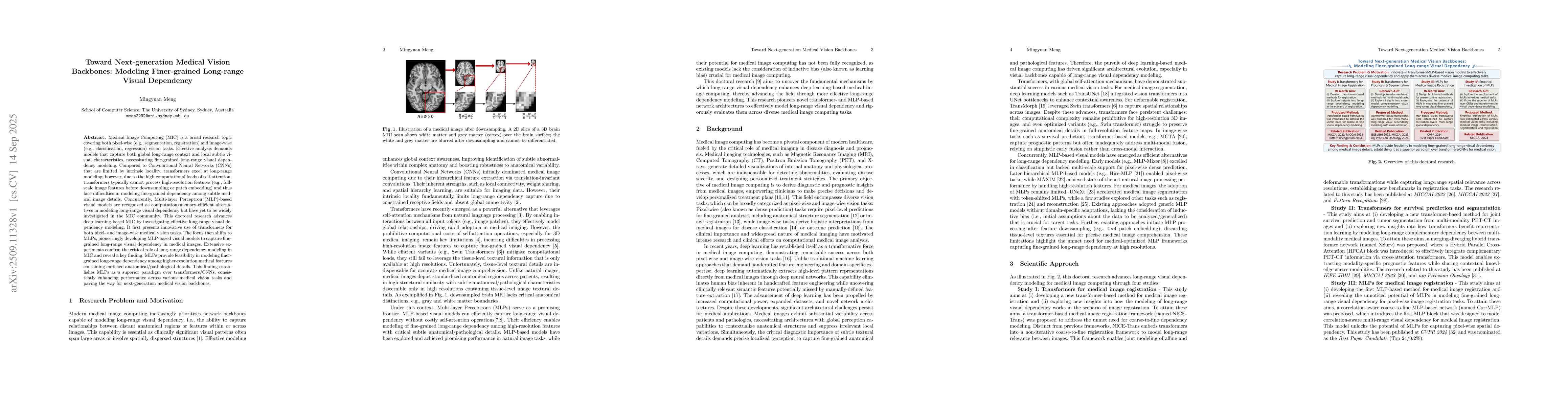 Thumbnail for Toward Next-generation Medical Vision Backbones: Modeling Finer-grained
  Long-range Visual Dependency
