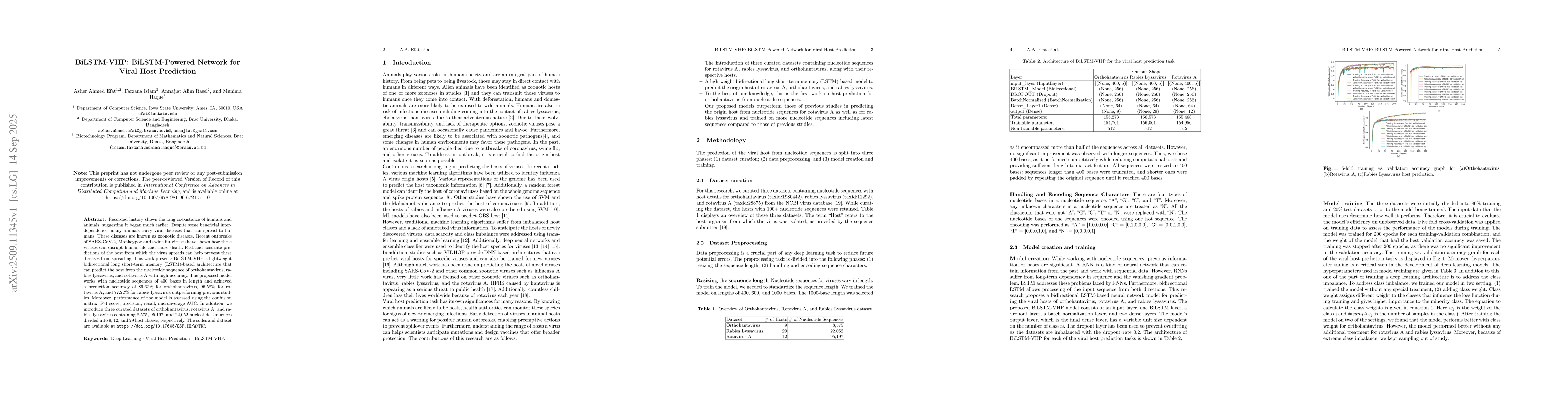 Thumbnail for BiLSTM-VHP: BiLSTM-Powered Network for Viral Host Prediction