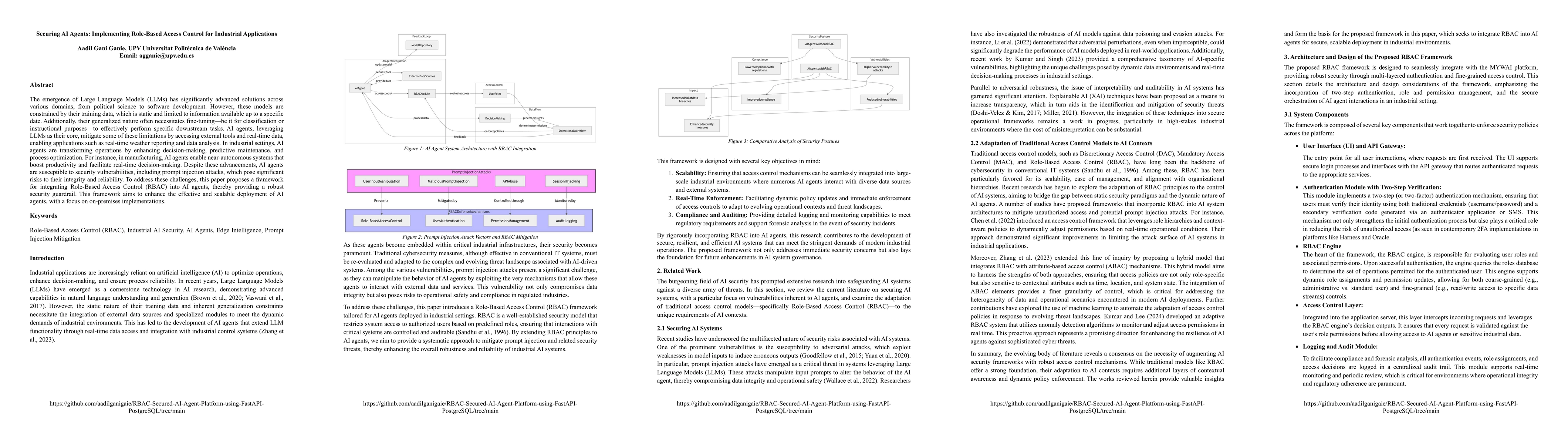 Thumbnail for Securing AI Agents: Implementing Role-Based Access Control for
  Industrial Applications