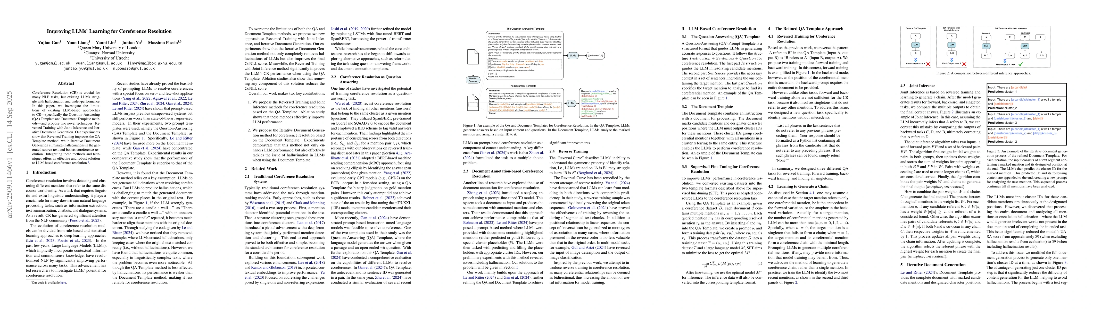 Thumbnail for Improving LLMs' Learning for Coreference Resolution