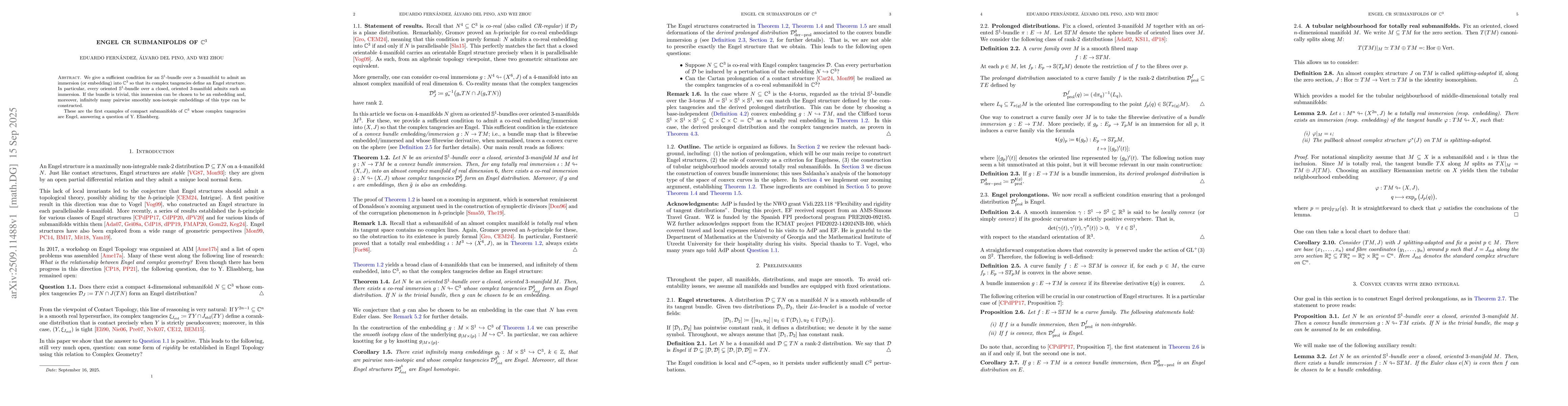 Thumbnail for Engel CR submanifolds of $\mathbb{C}^3$