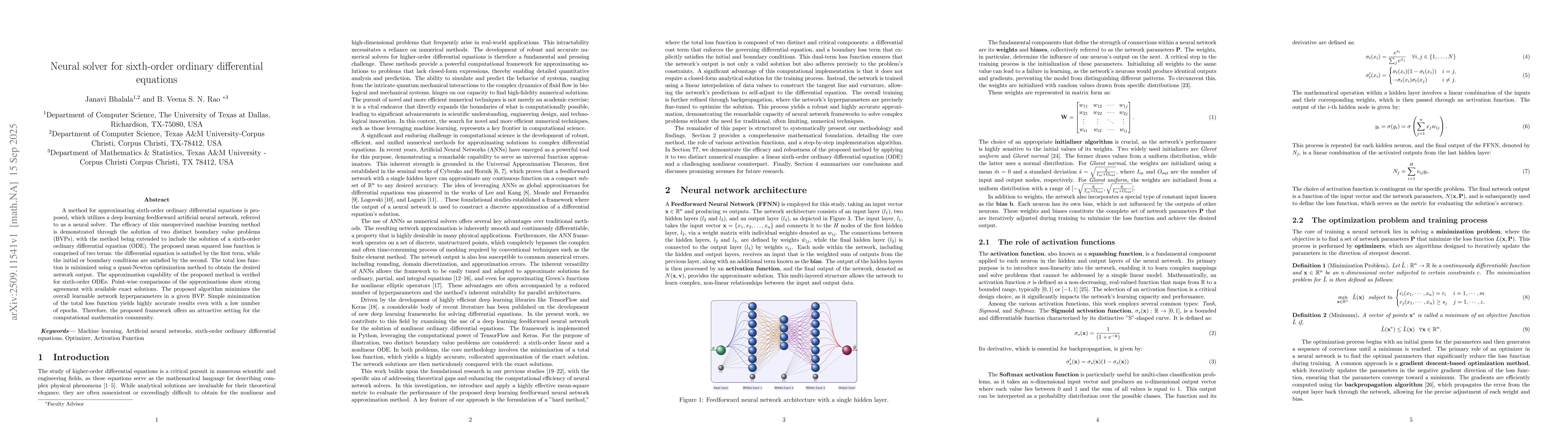 Thumbnail for Neural solver for sixth-order ordinary differential equations