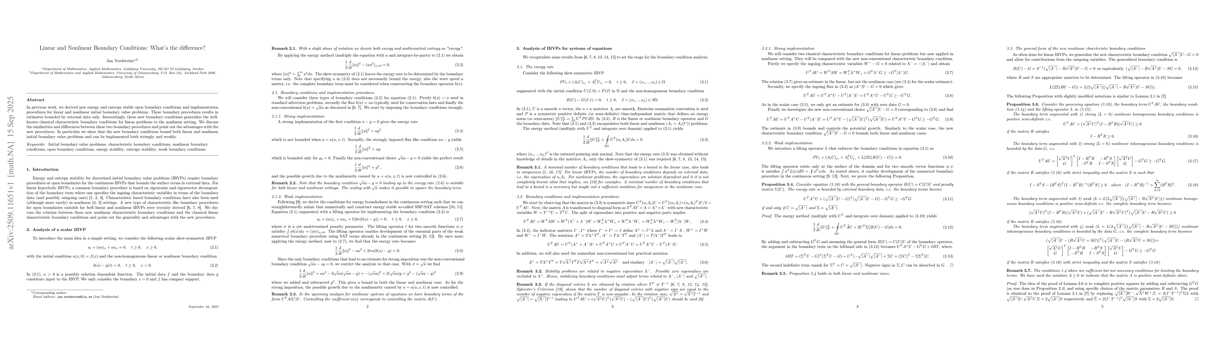 Thumbnail for Linear and Nonlinear Boundary Conditions: What's the difference?