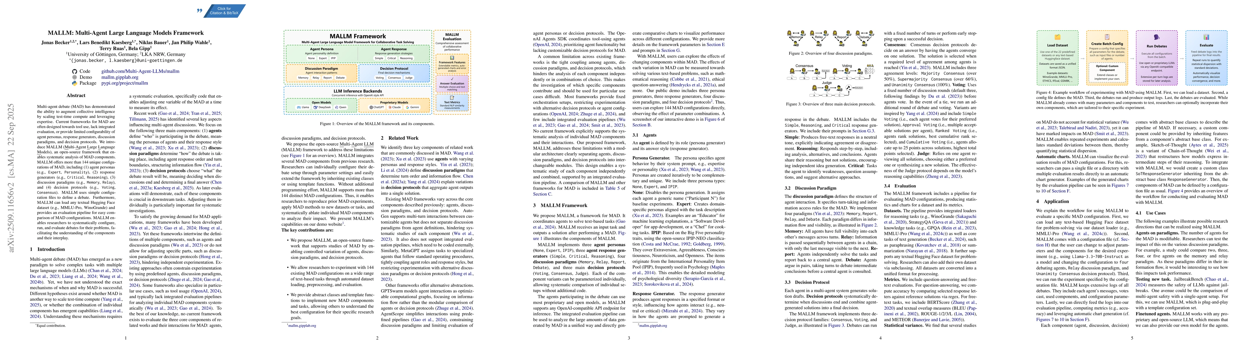 Thumbnail for MALLM: Multi-Agent Large Language Models Framework