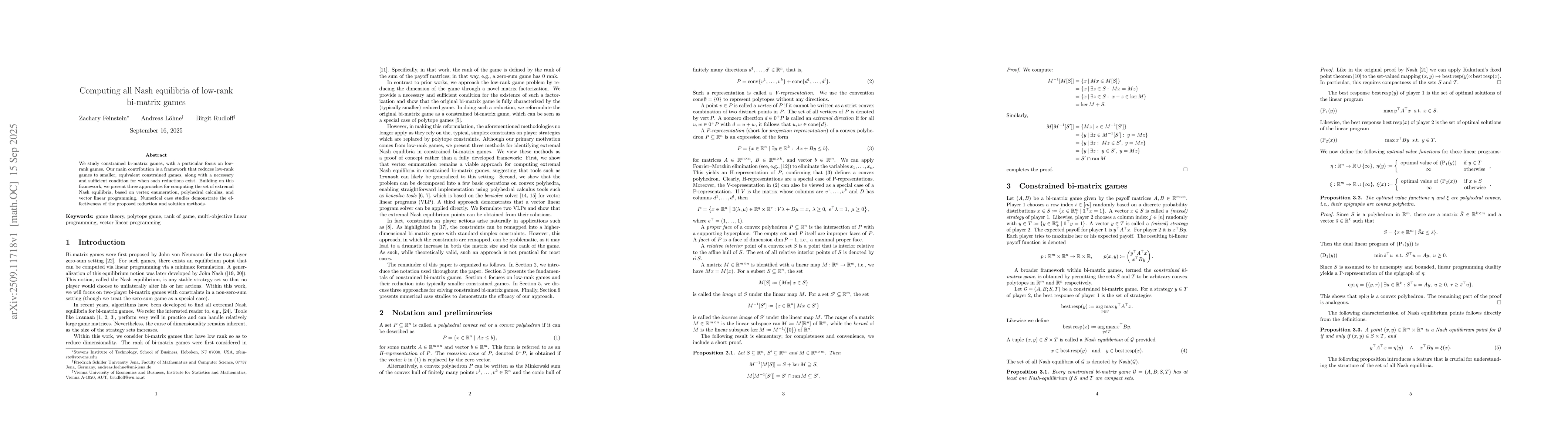 Thumbnail for Computing all Nash equilibria of low-rank bi-matrix games