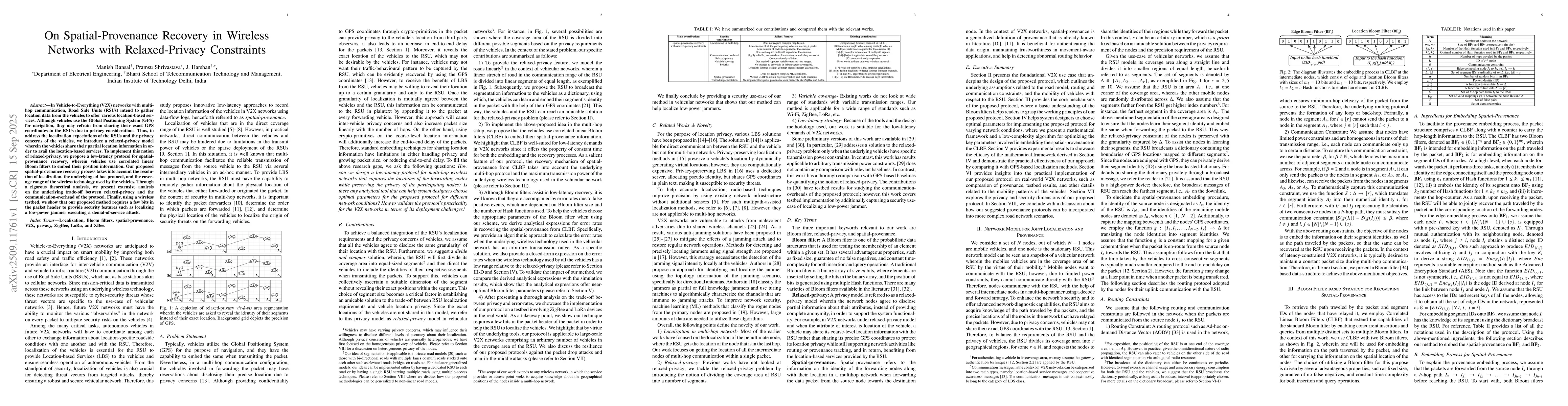 Thumbnail for On Spatial-Provenance Recovery in Wireless Networks with Relaxed-Privacy
  Constraints