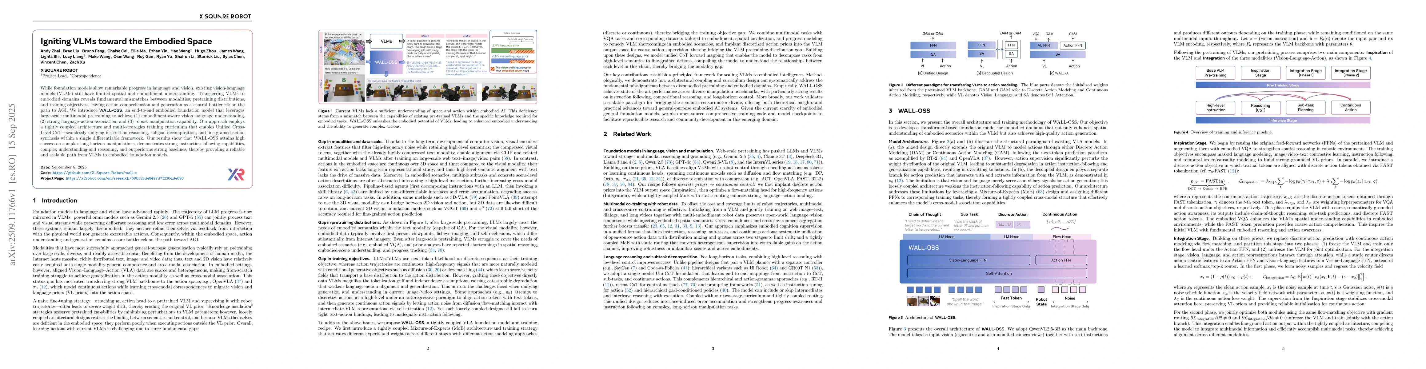 Thumbnail for Igniting VLMs toward the Embodied Space
