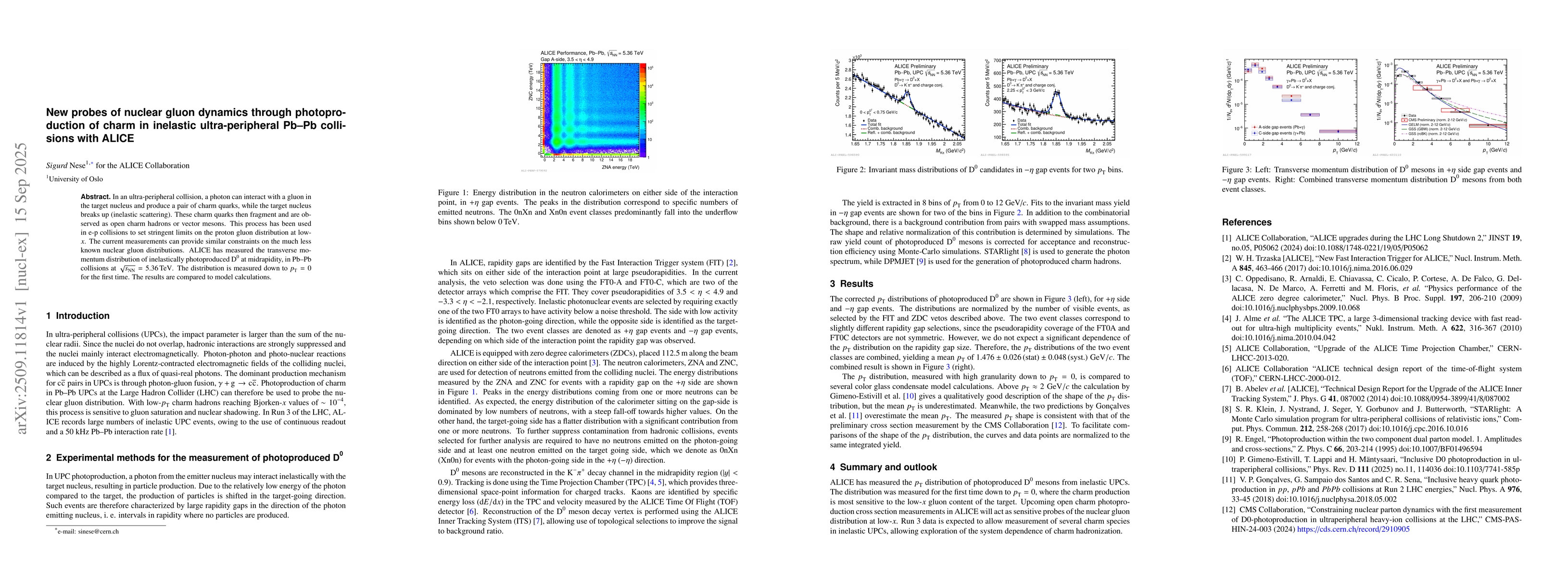 Thumbnail for New probes of nuclear gluon dynamics through photoproduction of charm in
  inelastic ultra-peripheral Pb$\unicode{x2014}$Pb collisions with ALICE