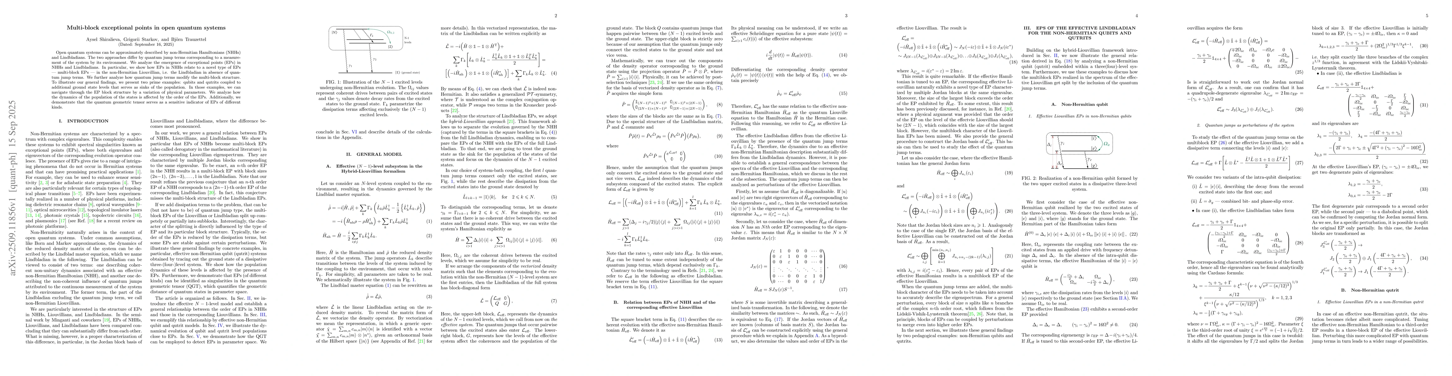 Thumbnail for Multi-block exceptional points in open quantum systems
