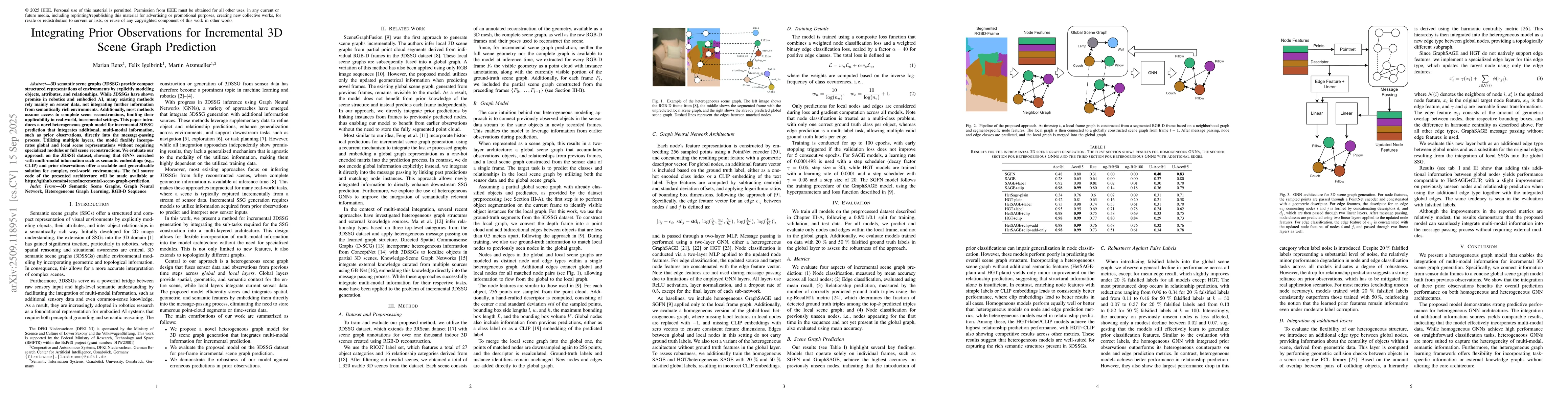 Thumbnail for Integrating Prior Observations for Incremental 3D Scene Graph Prediction