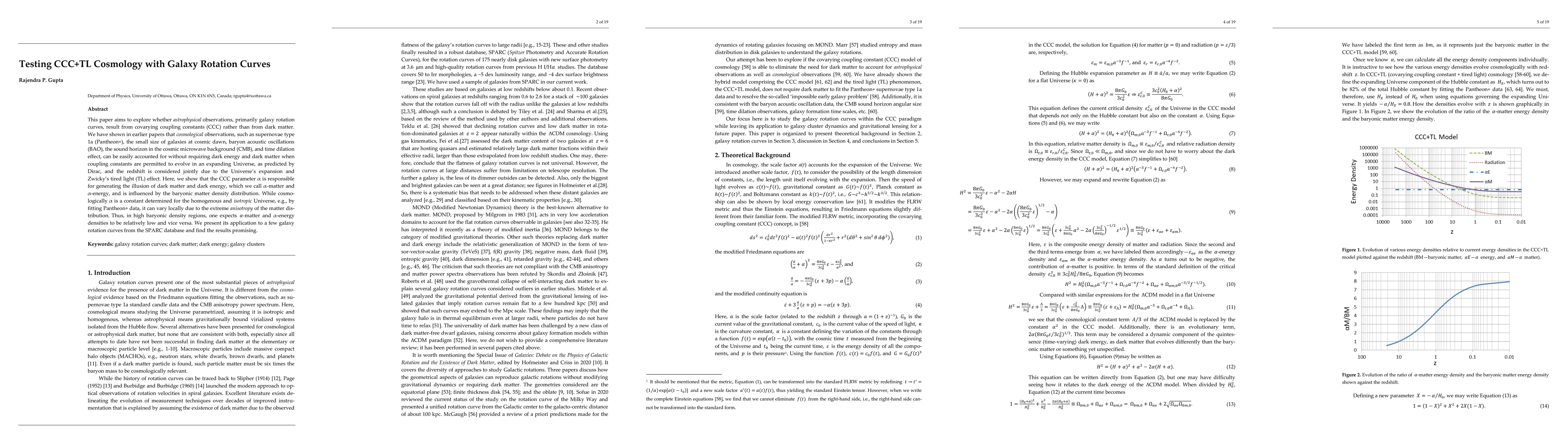 Thumbnail for Testing CCC+TL Cosmology with Galaxy Rotation Curves