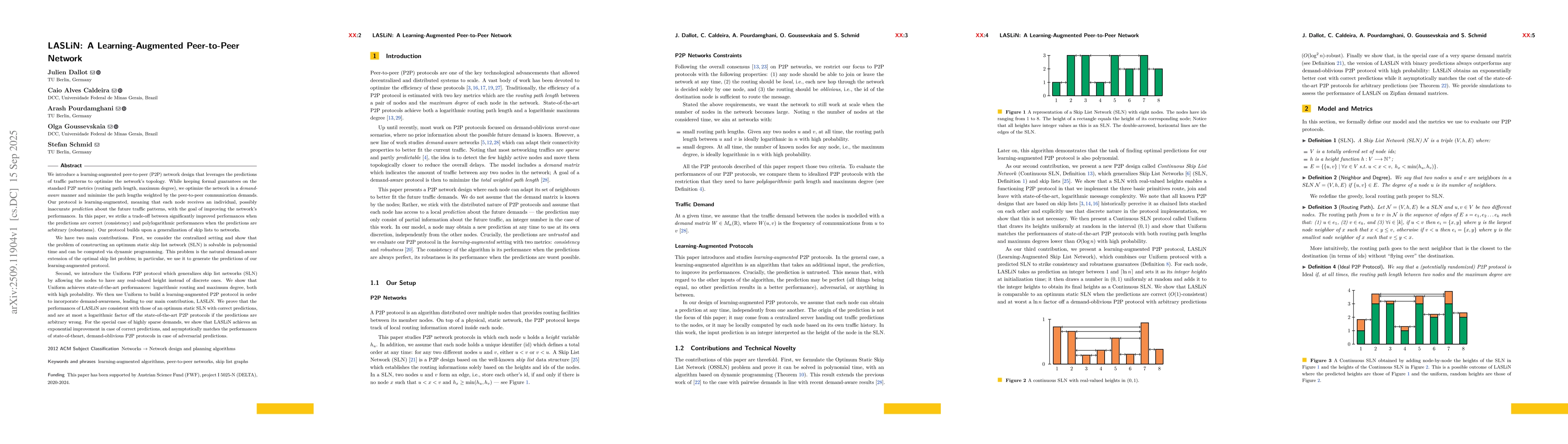 Thumbnail for LASLiN: A Learning-Augmented Peer-to-Peer Network
