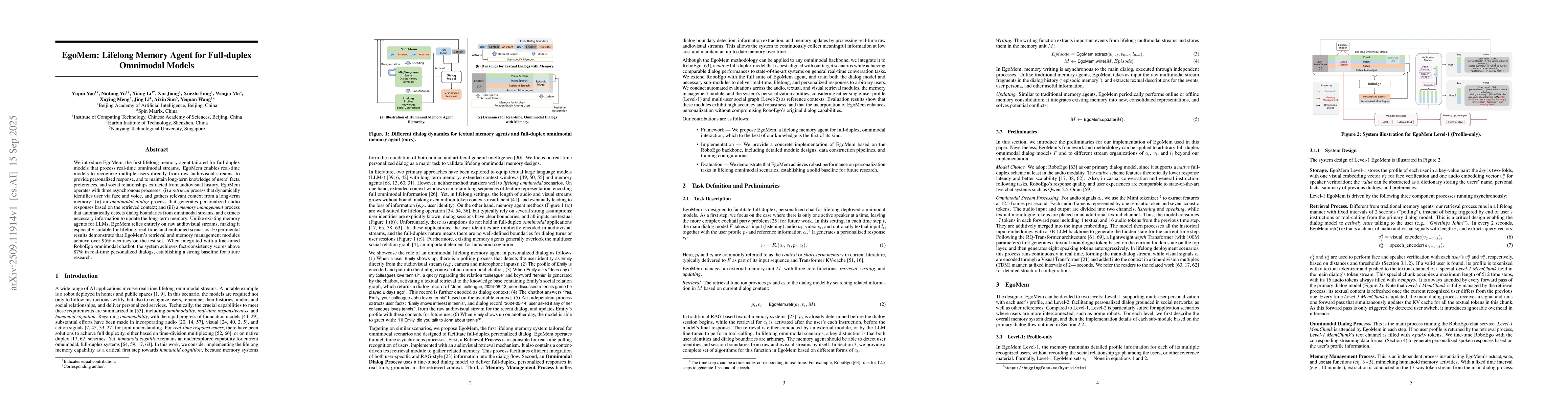 Thumbnail for EgoMem: Lifelong Memory Agent for Full-duplex Omnimodal Models