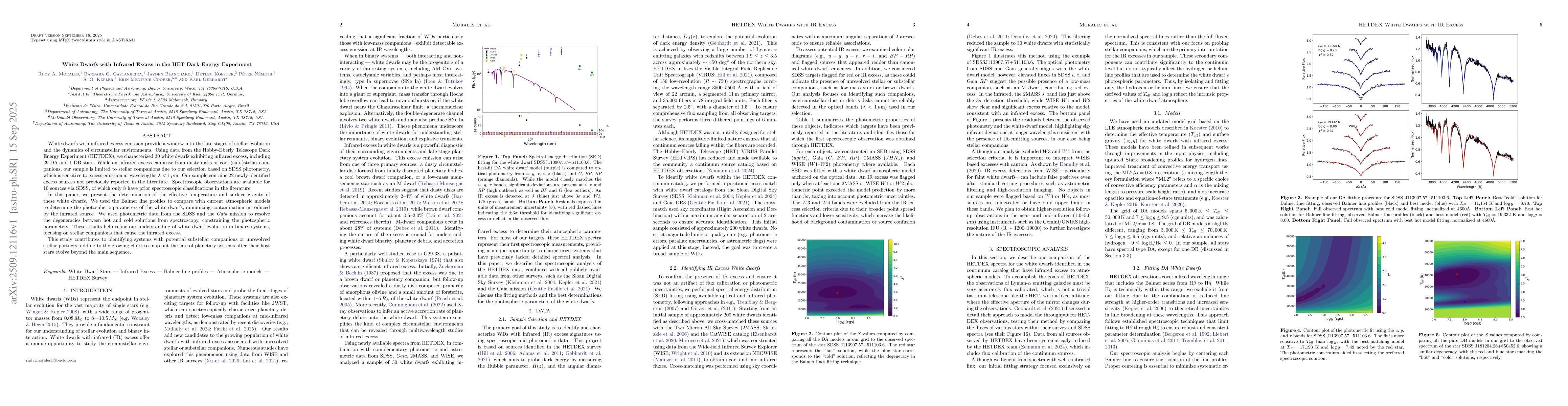 Thumbnail for White Dwarfs with Infrared Excess in the HET Dark Energy Experiment