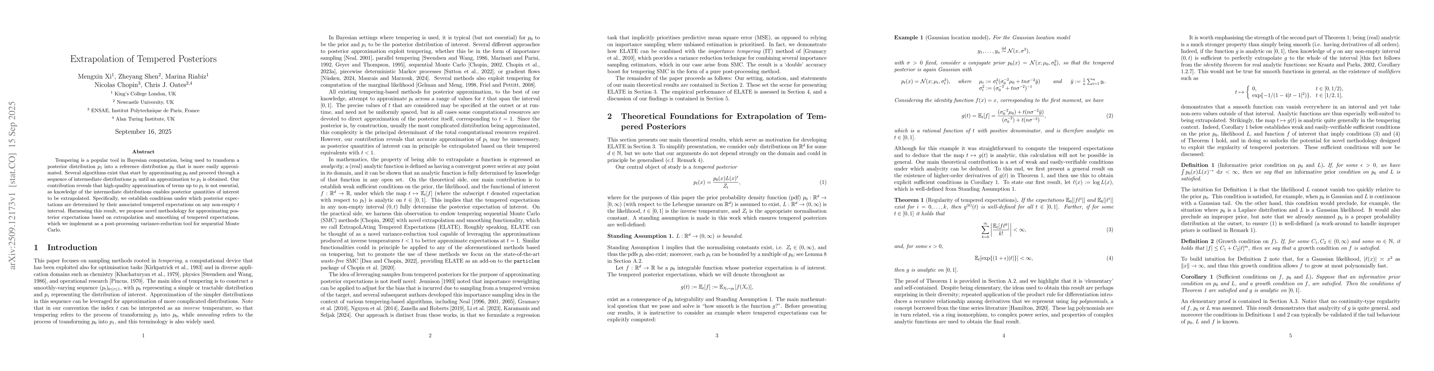 Thumbnail for Extrapolation of Tempered Posteriors