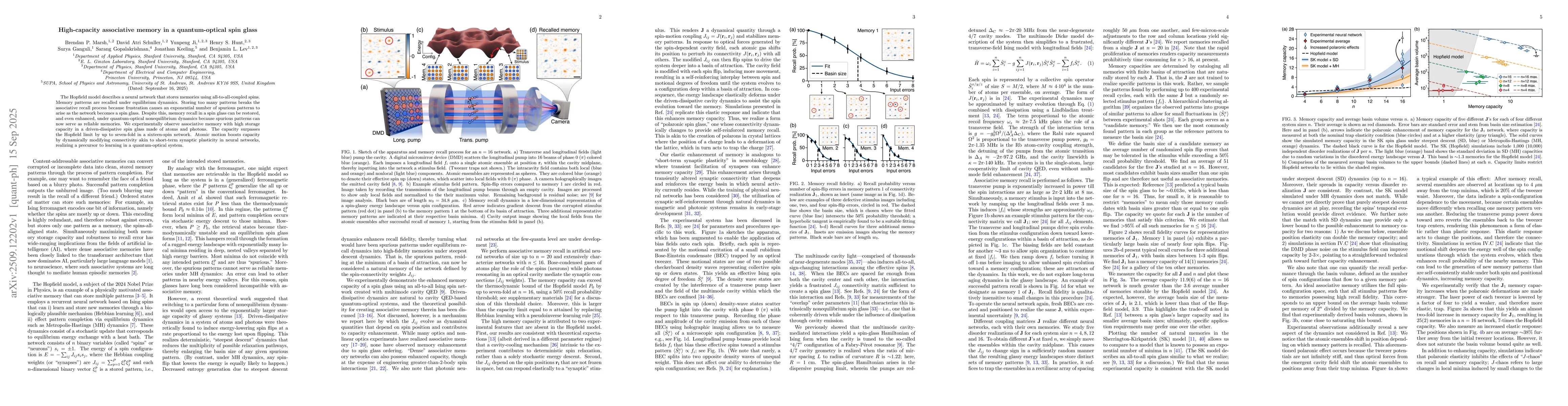 Thumbnail for High-capacity associative memory in a quantum-optical spin glass