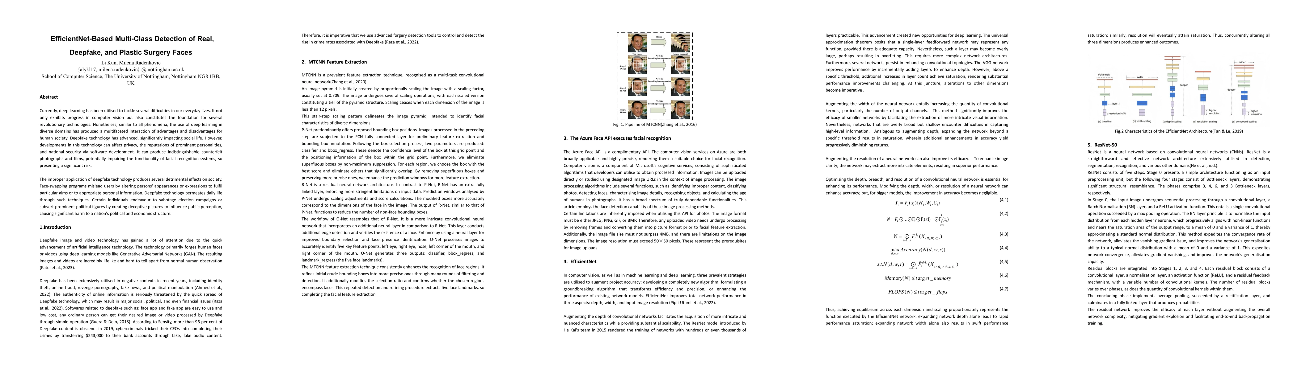 Thumbnail for EfficientNet-Based Multi-Class Detection of Real, Deepfake, and Plastic
  Surgery Faces