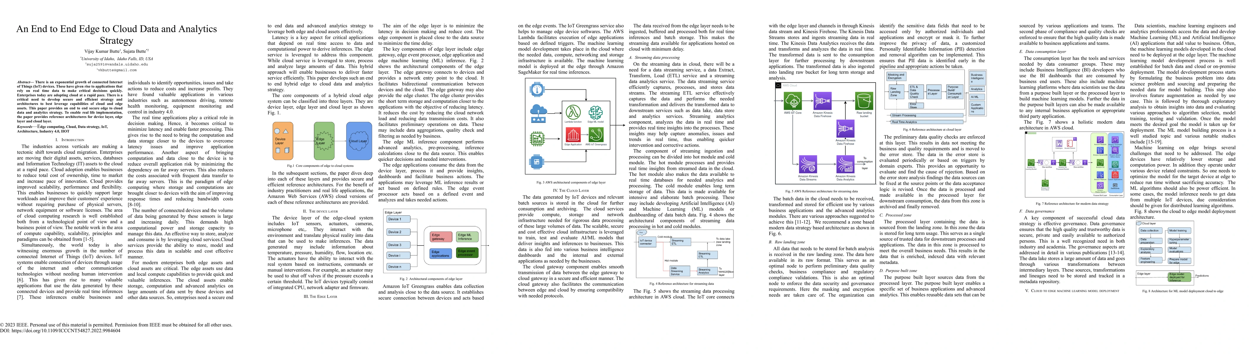 Thumbnail for An End to End Edge to Cloud Data and Analytics Strategy