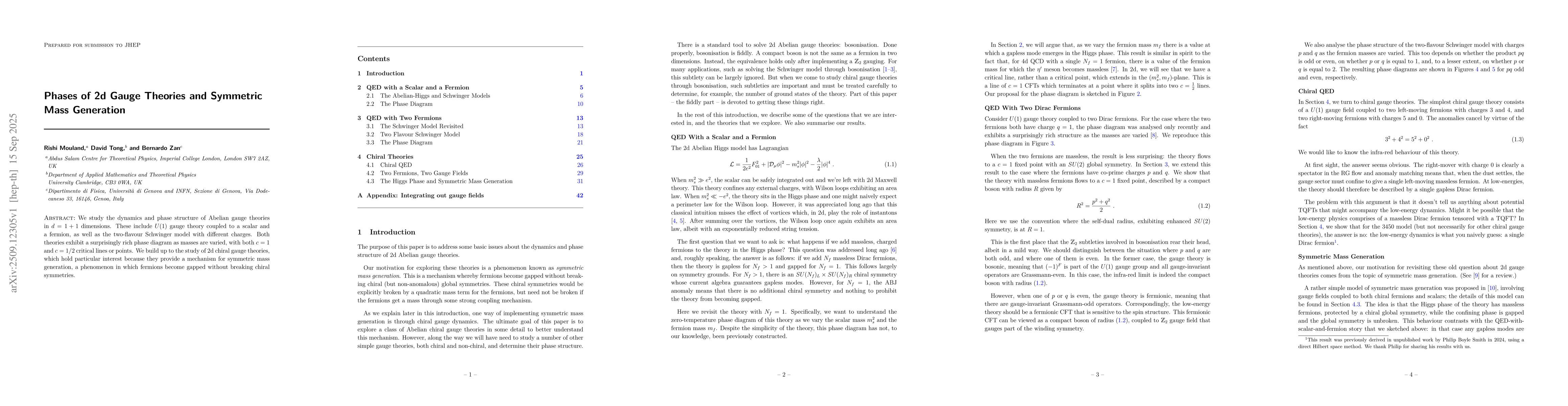 Thumbnail for Phases of 2d Gauge Theories and Symmetric Mass Generation