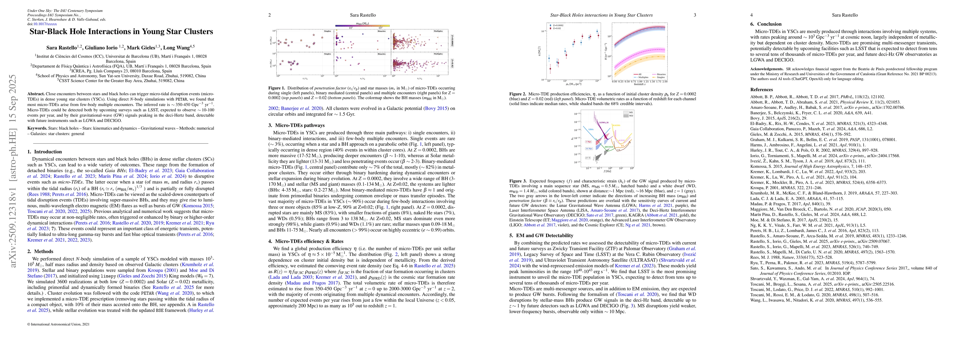 Thumbnail for Star-Black Hole Interactions in Young Star Clusters