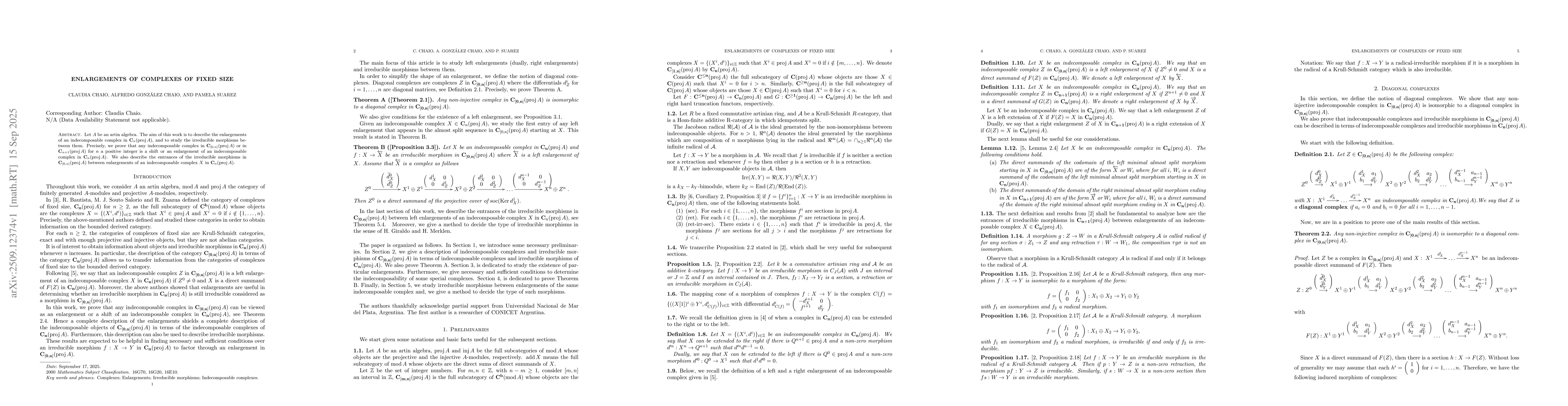 Thumbnail for Enlargements of complexes of fixed size
