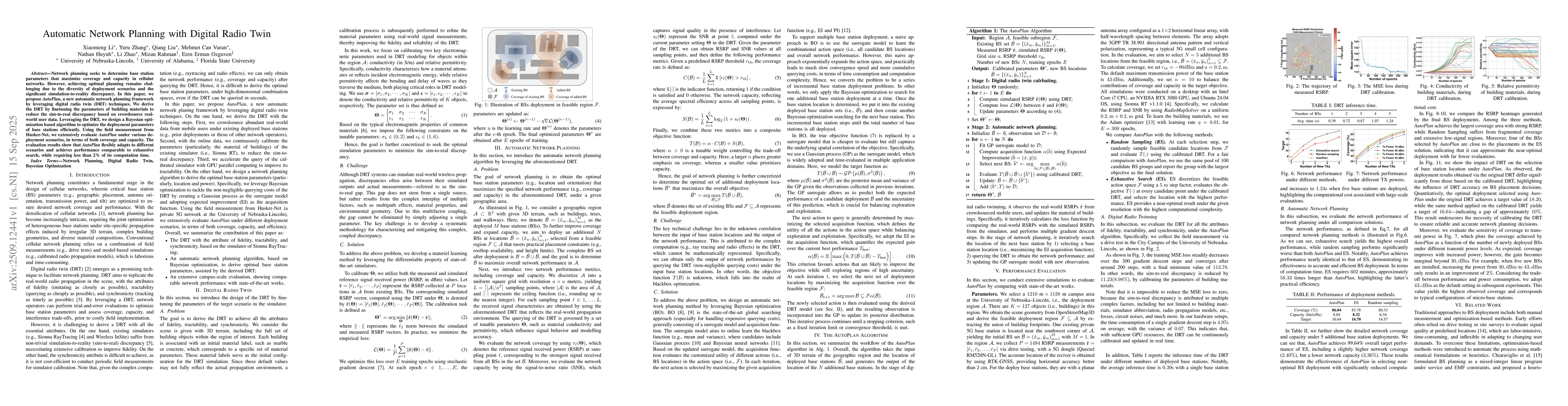 Thumbnail for Automatic Network Planning with Digital Radio Twin
