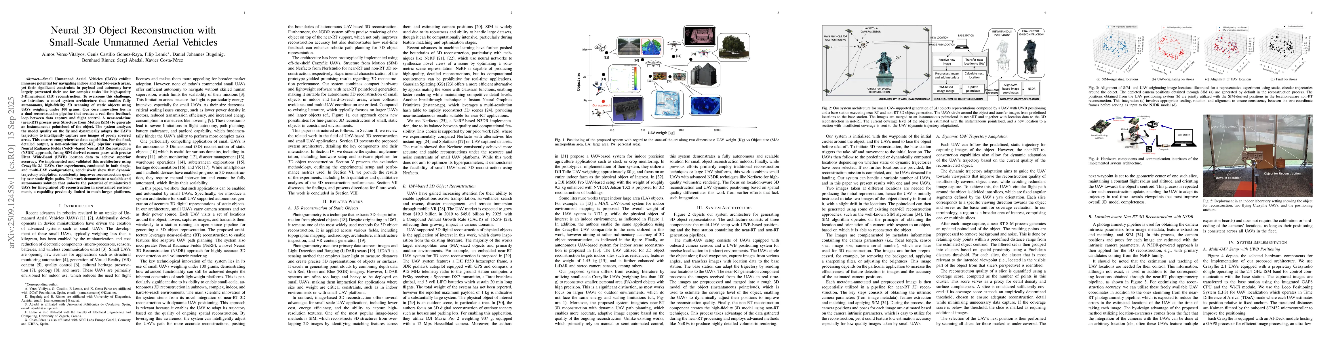 Thumbnail for Neural 3D Object Reconstruction with Small-Scale Unmanned Aerial
  Vehicles