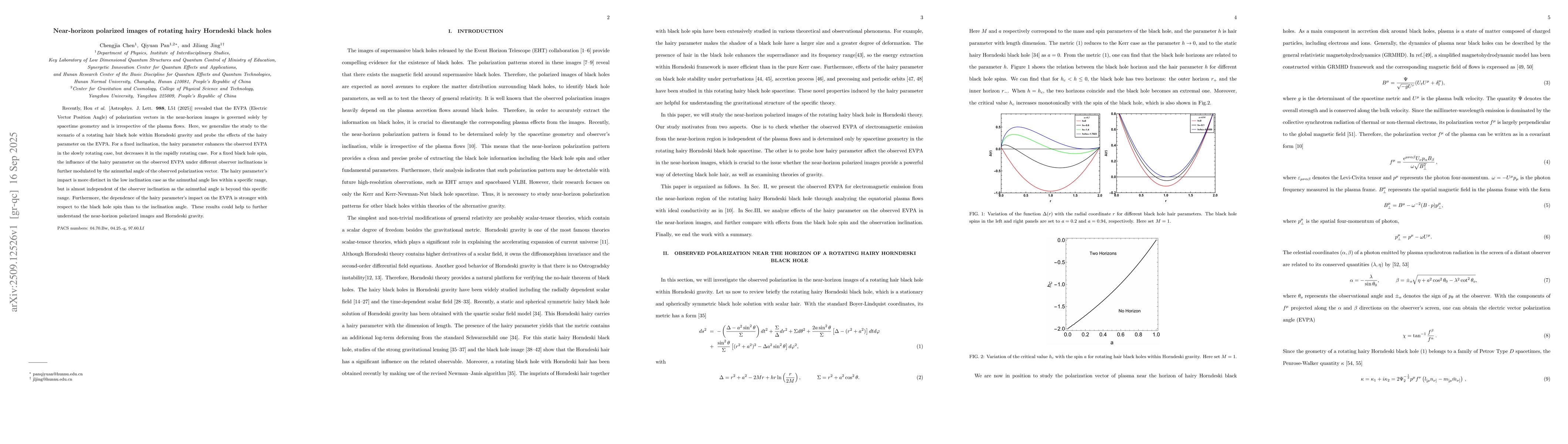 Thumbnail for Near-horizon polarized images of rotating hairy Horndeski black holes