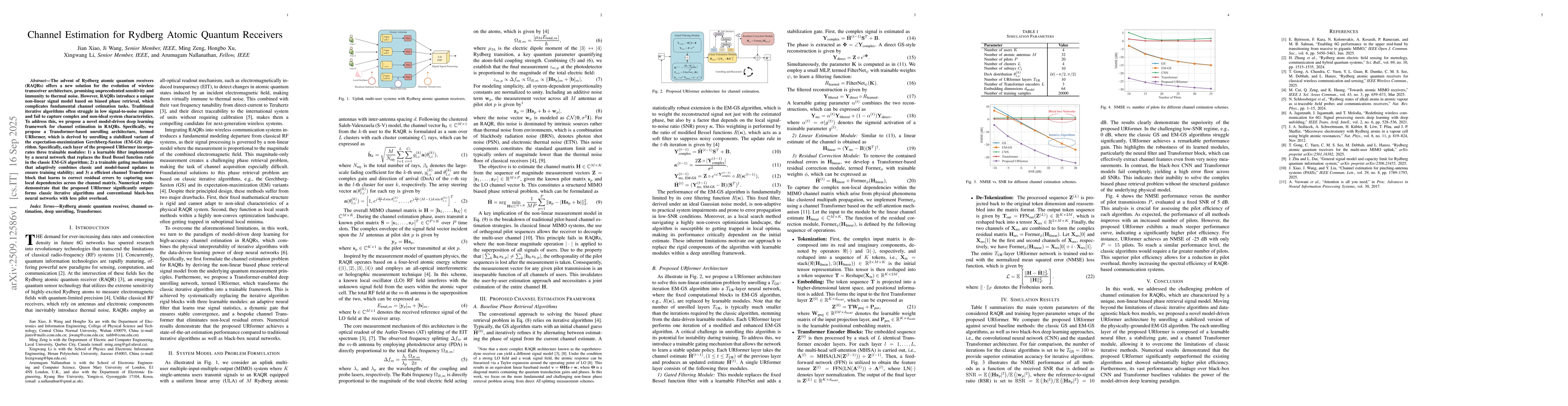 Thumbnail for Channel Estimation for Rydberg Atomic Quantum Receivers