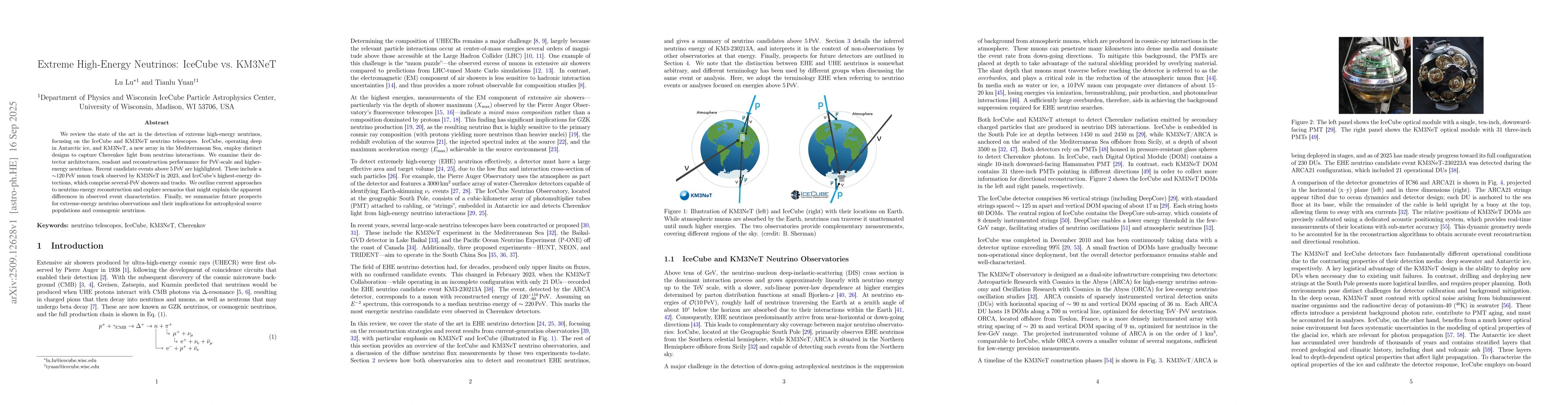 Thumbnail for Extreme High-Energy Neutrinos: IceCube vs. KM3NeT