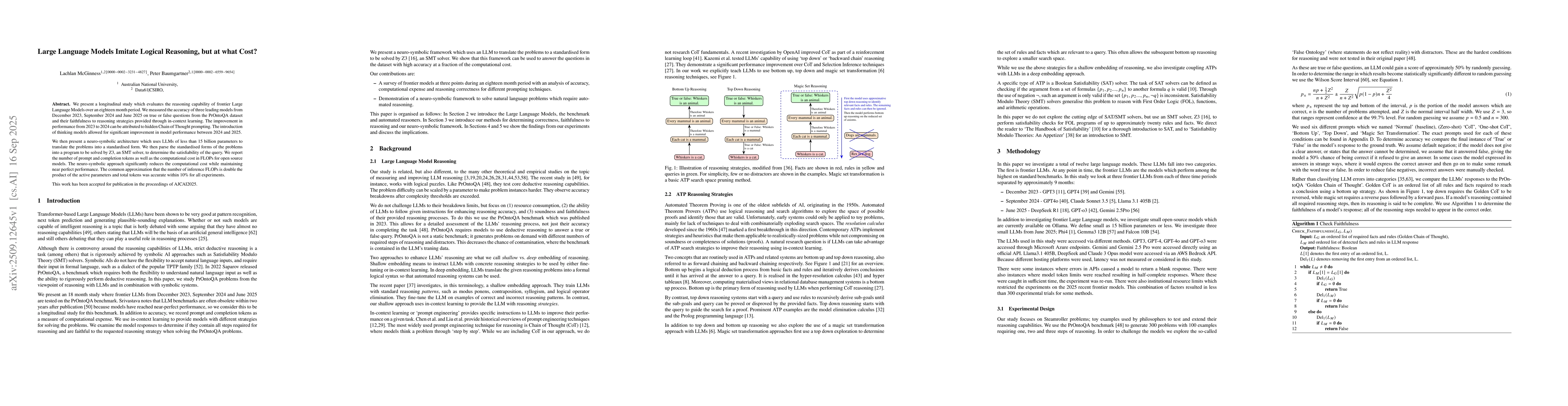 Thumbnail for Large Language Models Imitate Logical Reasoning, but at what Cost?