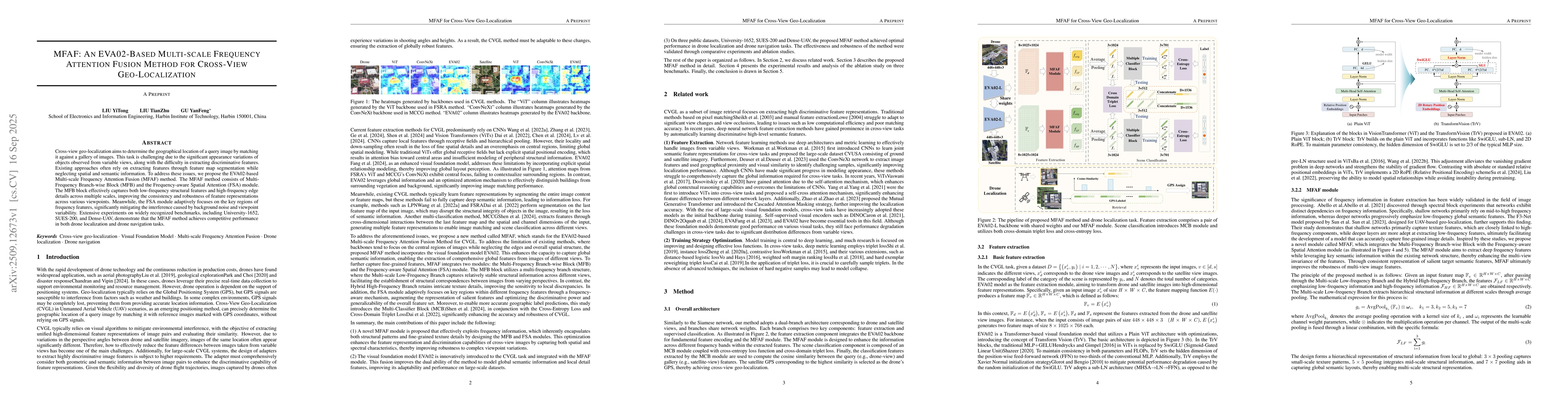 Thumbnail for MFAF: An EVA02-Based Multi-scale Frequency Attention Fusion Method for
  Cross-View Geo-Localization