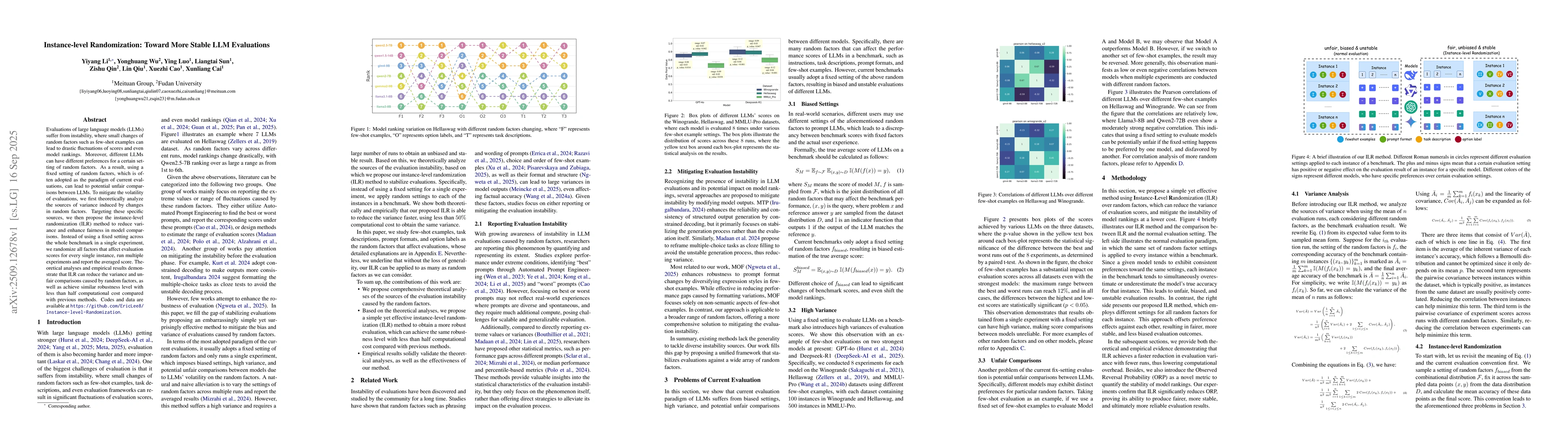 Thumbnail for Instance-level Randomization: Toward More Stable LLM Evaluations
