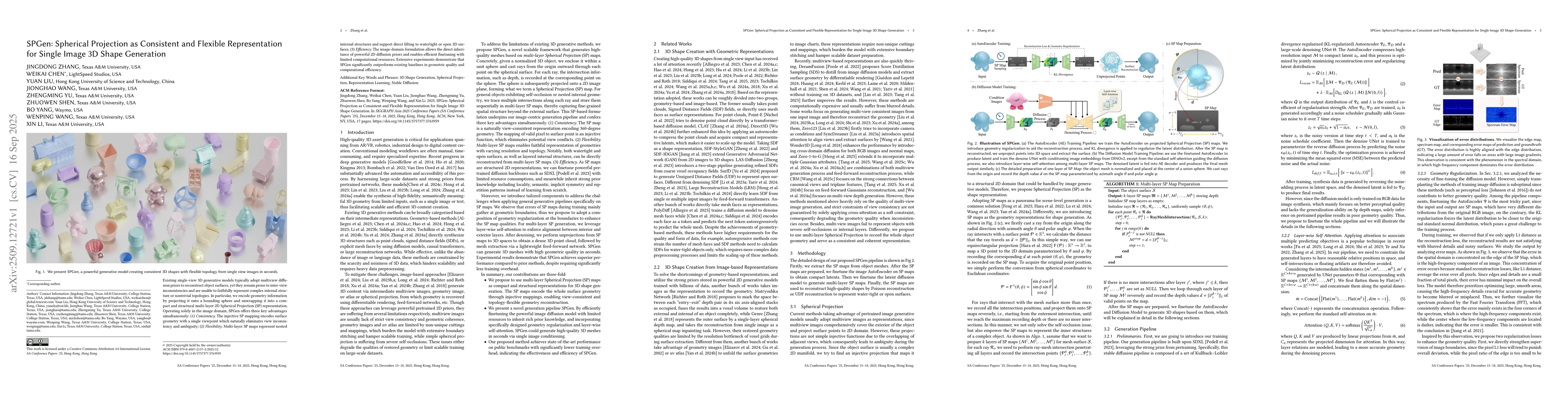 Thumbnail for SPGen: Spherical Projection as Consistent and Flexible Representation
  for Single Image 3D Shape Generation