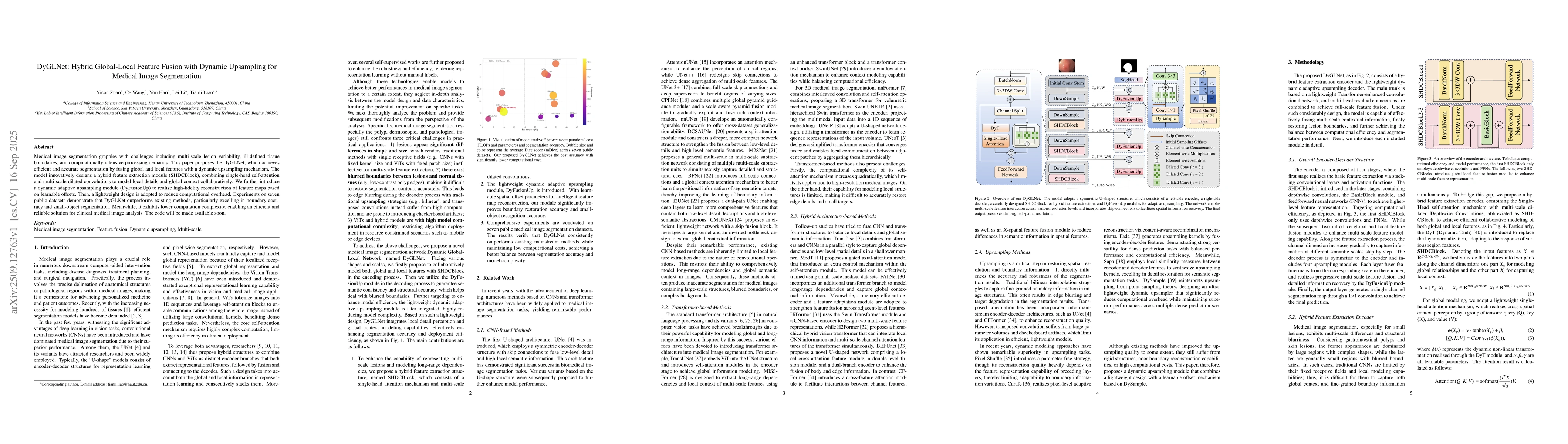 Thumbnail for DyGLNet: Hybrid Global-Local Feature Fusion with Dynamic Upsampling for
  Medical Image Segmentation