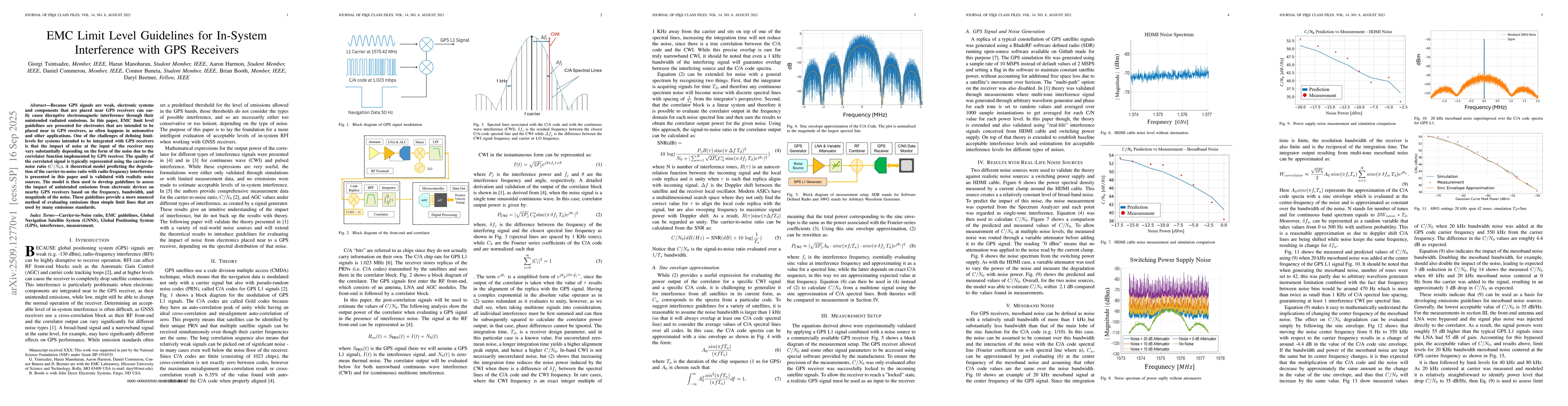 Thumbnail for EMC Limit Level Guidelines for In-System Interference with GPS Receivers