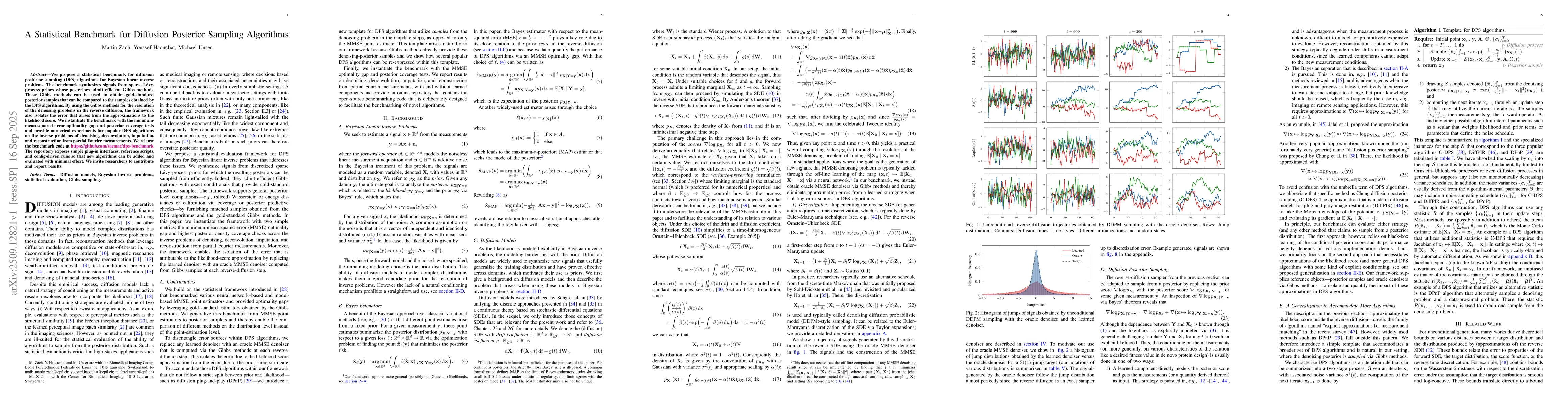 Thumbnail for A Statistical Benchmark for Diffusion Posterior Sampling Algorithms