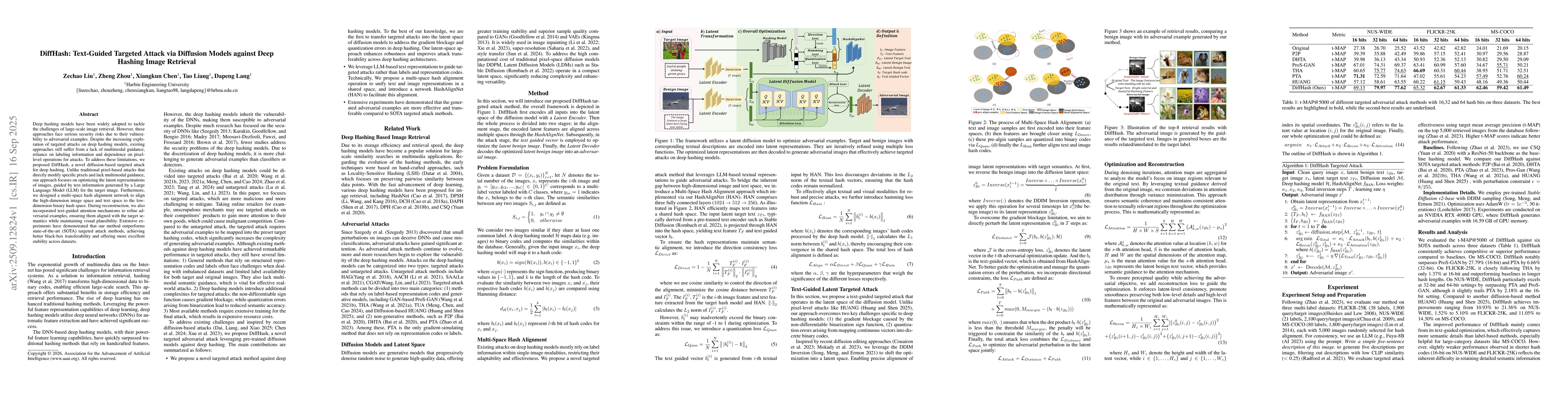 Thumbnail for DiffHash: Text-Guided Targeted Attack via Diffusion Models against Deep
  Hashing Image Retrieval