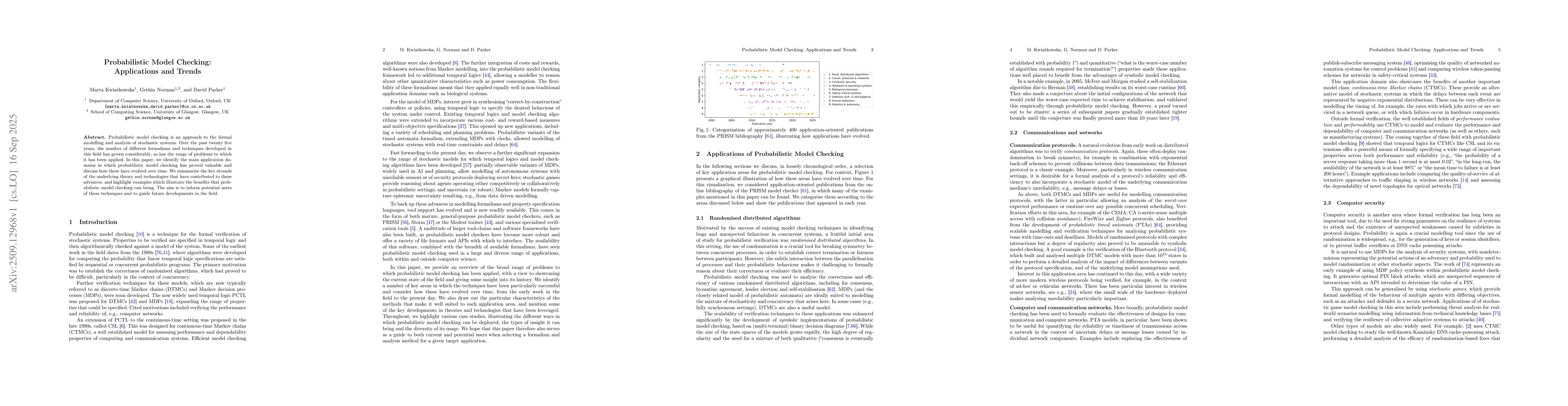 Thumbnail for Probabilistic Model Checking: Applications and Trends