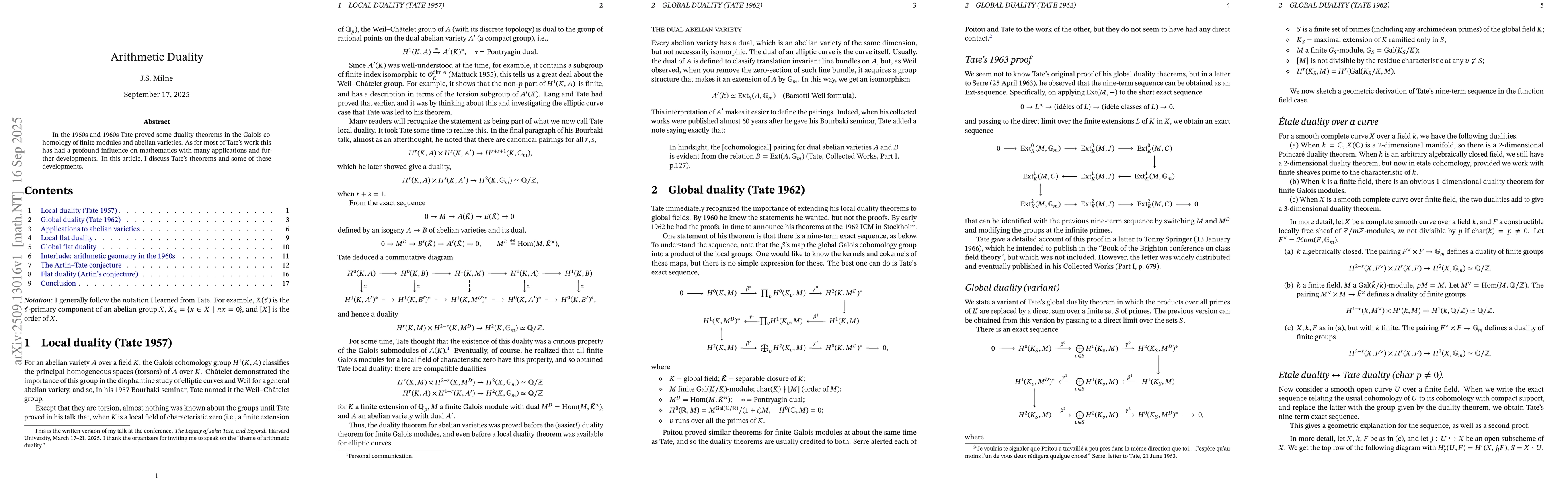 Thumbnail for Arithmetic Duality