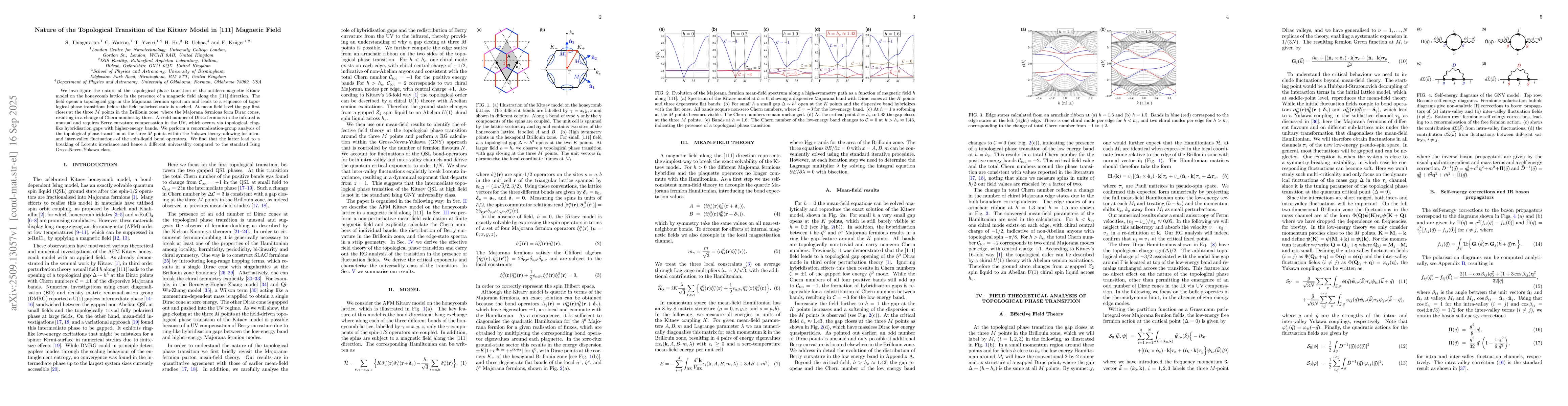 Thumbnail for Nature of the Topological Transition of the Kitaev Model in [111]
  Magnetic Field