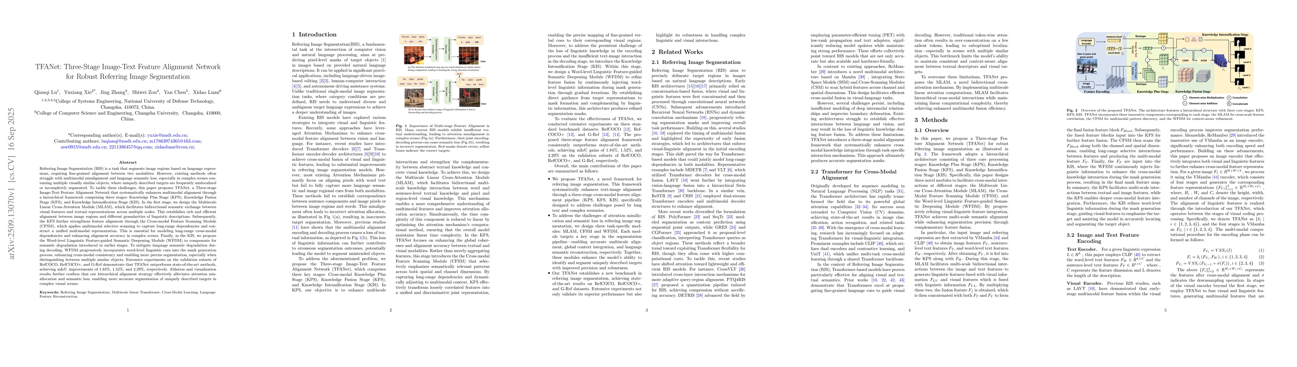 Thumbnail for TFANet: Three-Stage Image-Text Feature Alignment Network for Robust
  Referring Image Segmentation