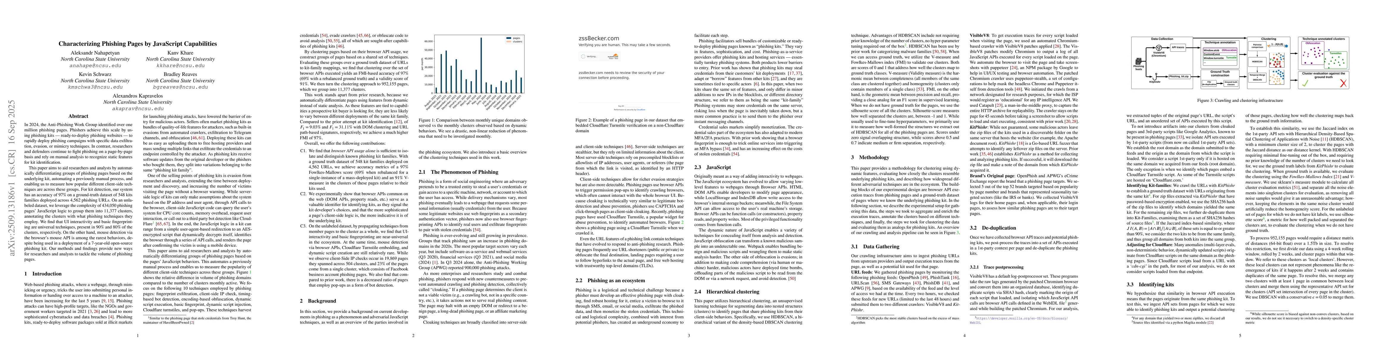 Thumbnail for Characterizing Phishing Pages by JavaScript Capabilities