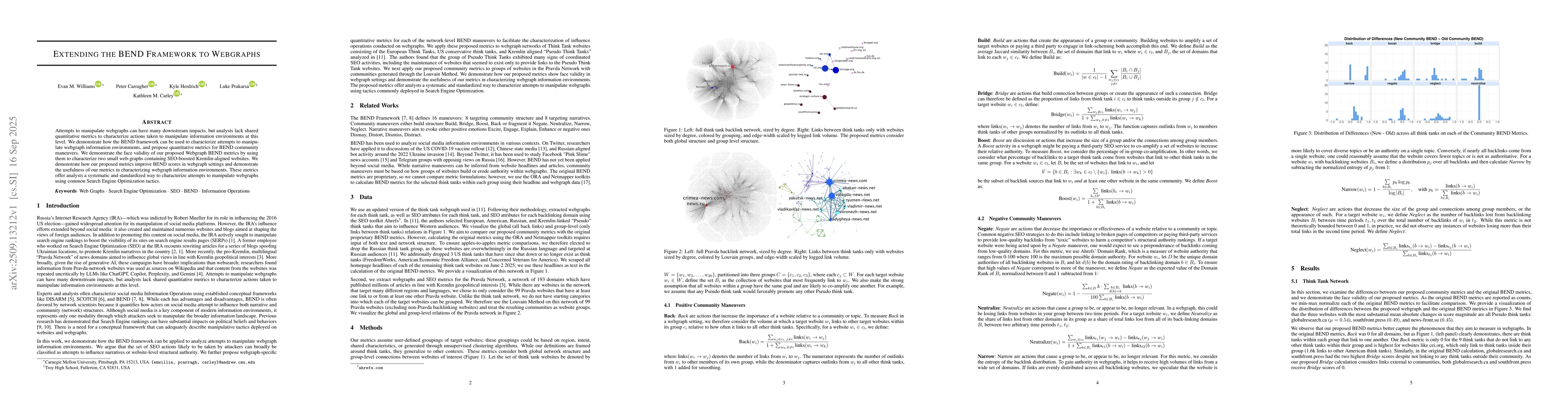 Thumbnail for Extending the BEND Framework to Webgraphs