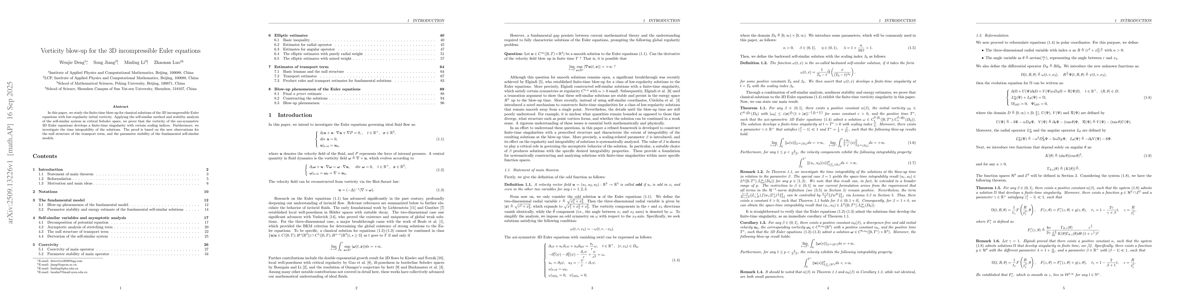 Thumbnail for Vorticity blow-up for the 3D incompressible Euler equations