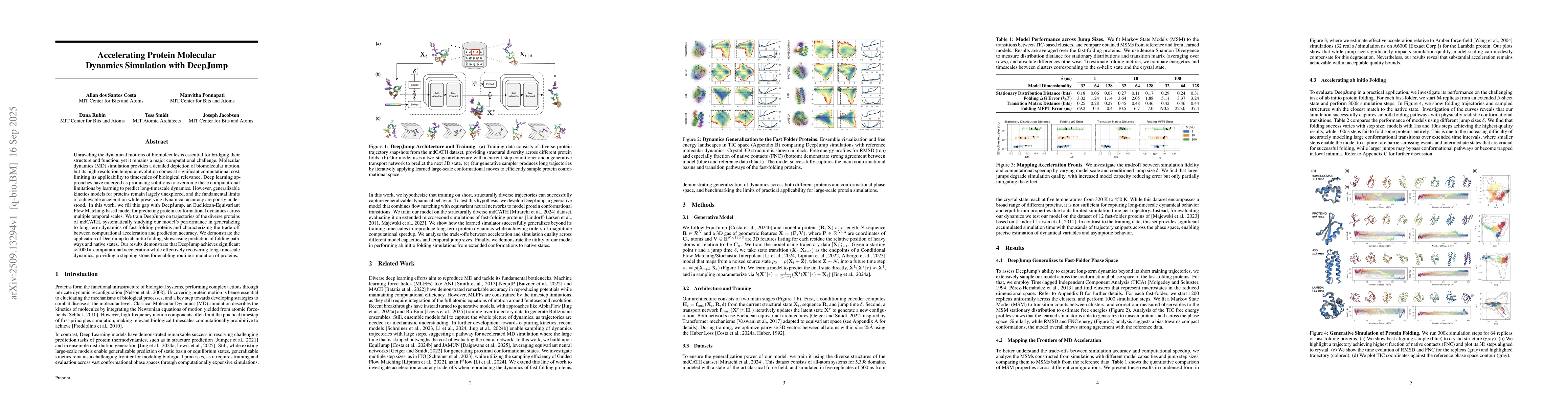 Thumbnail for Accelerating Protein Molecular Dynamics Simulation with DeepJump